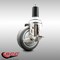 Service Caster 4 Inch 316SS Thermoplastic Rubber Swivel 1-1/4 Inch Expanding Stem Caster Brake SCC-SS316EX20S414-TPRB-TLB-114 - alternate 3